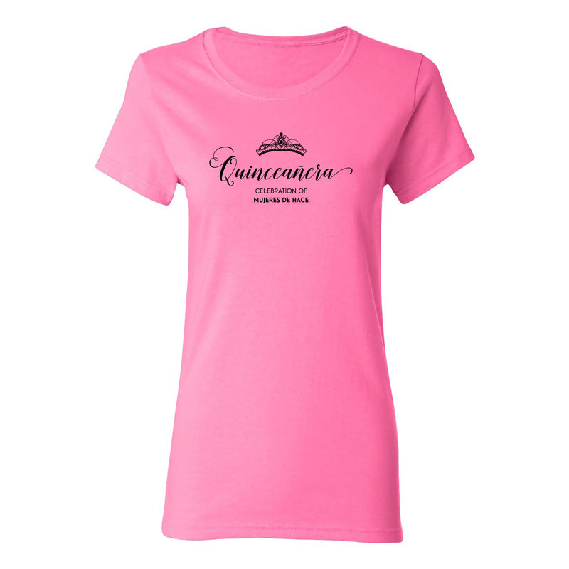 LIMITED TIME ONLY / HACE - Quinceaneara Logo Tee - Azalea