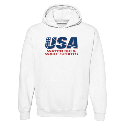 USAWSWS - Classic Logo Hooded Pullover - White