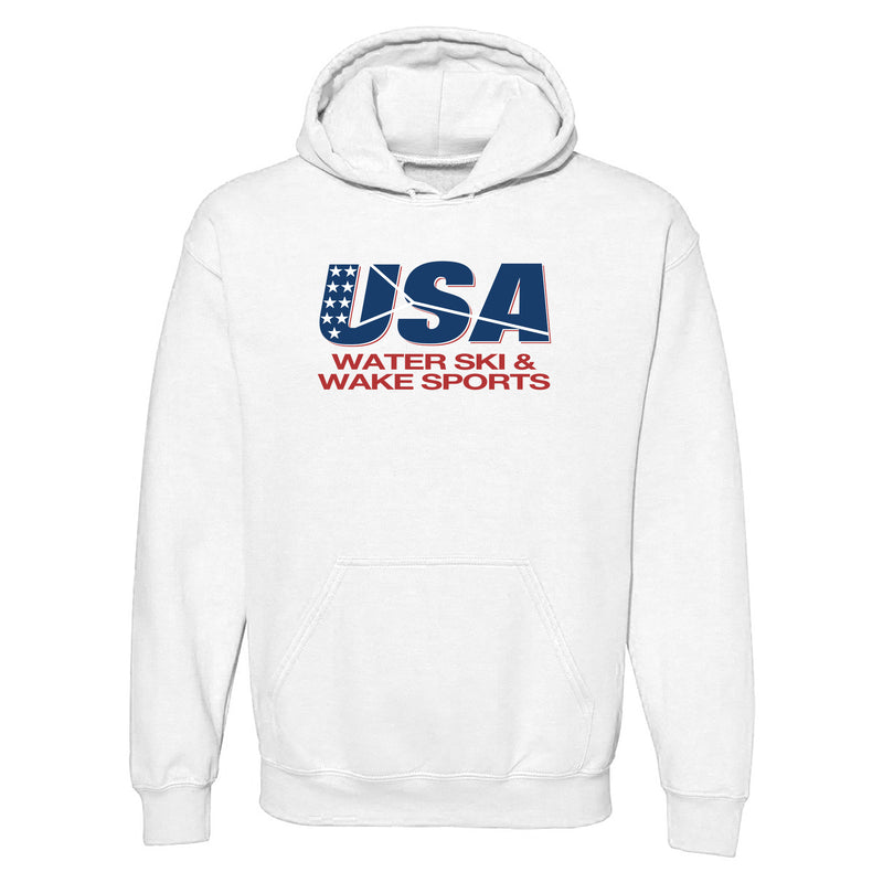 USAWSWS - Classic Logo Hooded Pullover - White