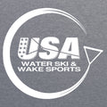 USAWSWS - Circular White Logo T-Shirt - Premium Heather