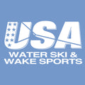 USAWSWS - Classic White Logo Longsleeve - Carolina Blue