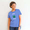 Words of Wonder Organic Produce T-Shirt- Carolina Blue