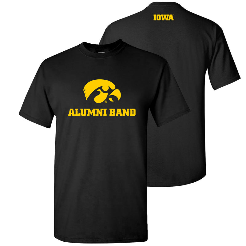 University of Iowa Alumni Band T Shirt - Black