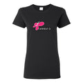 Pinnies Womens T-Shirt Logo - Black