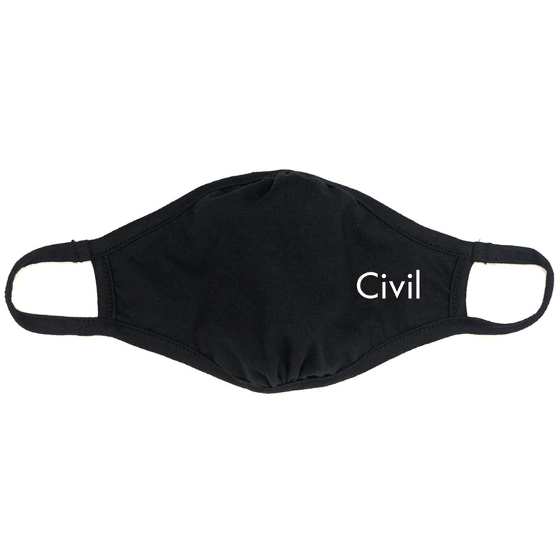 Civil Facemask 2 Pack - Black
