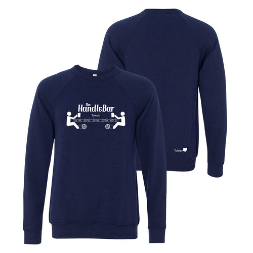 HandleBar Toledo Sponge Fleece Sweatshirt - Navy Triblend