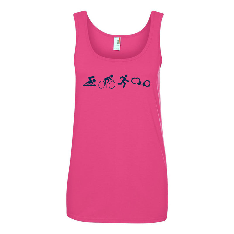 NYPD TRIATHLON SBRC LADIES TANK - HOT PINK