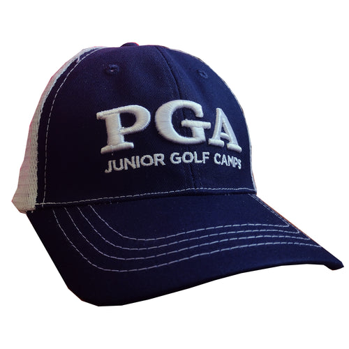 PGA Junior Golf Camp Trucker Hat - Navy (Old Logo)