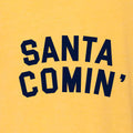 Santa Comin - Yellow Gold Triblend