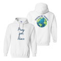 Pray For Peace Heavy Cotton Hoodie - White